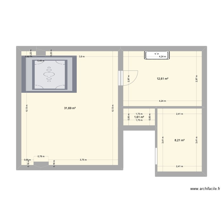Cab nul bis. Plan de 0 pièce et 0 m2