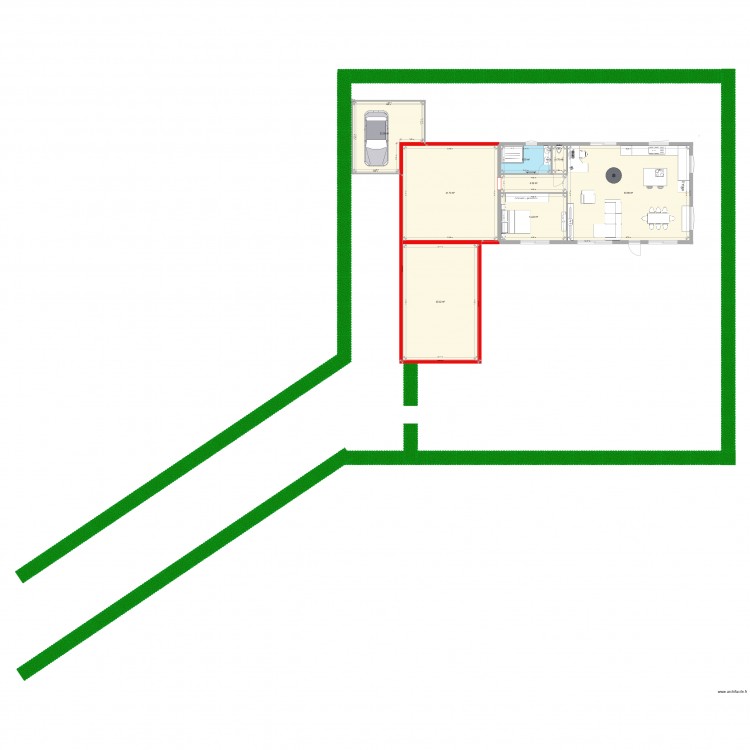 Plan maison v4. Plan de 0 pièce et 0 m2