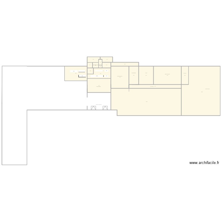 PROJET LIGNE PLATS CUISINES LTG v2. Plan de 20 pièces et 1915 m2