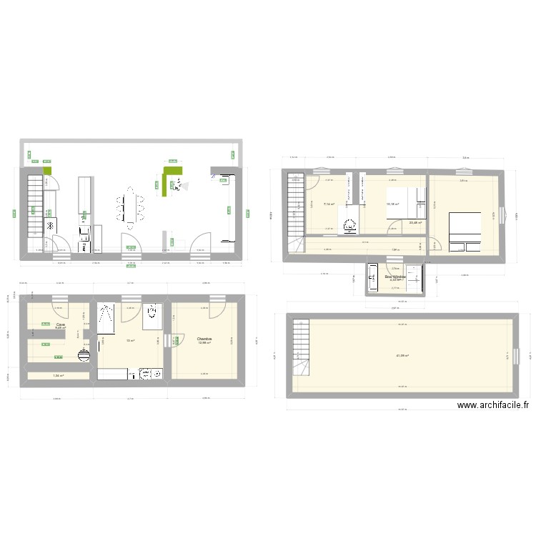 25 route de Malleville Veulettes-sur-mer. Plan de 9 pièces et 123 m2