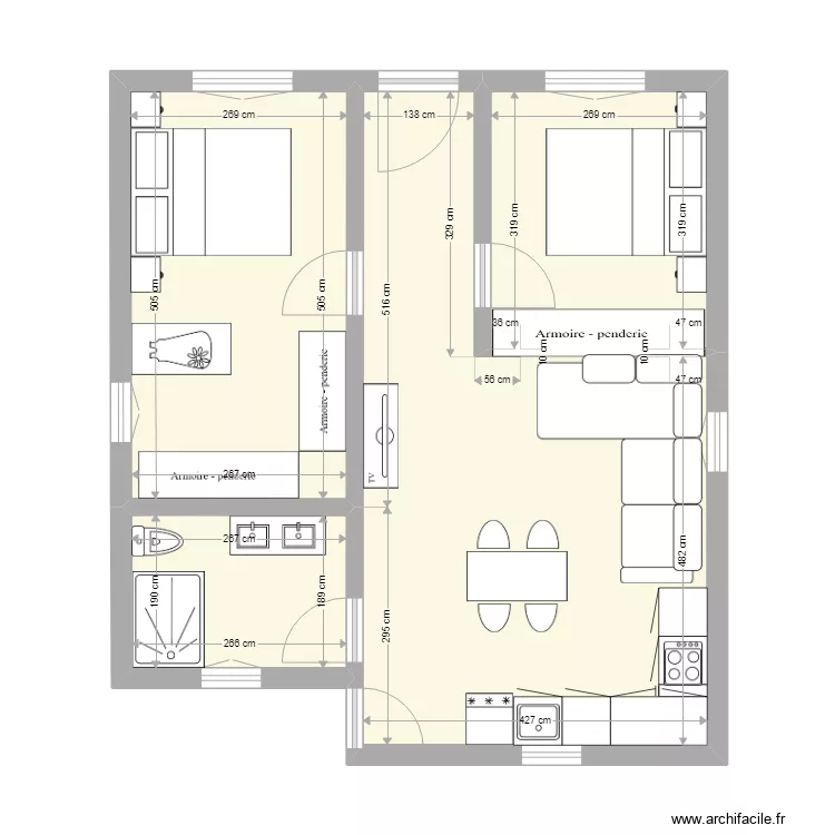 Maison Portugal. Plan de Maison Portugal. Plan de