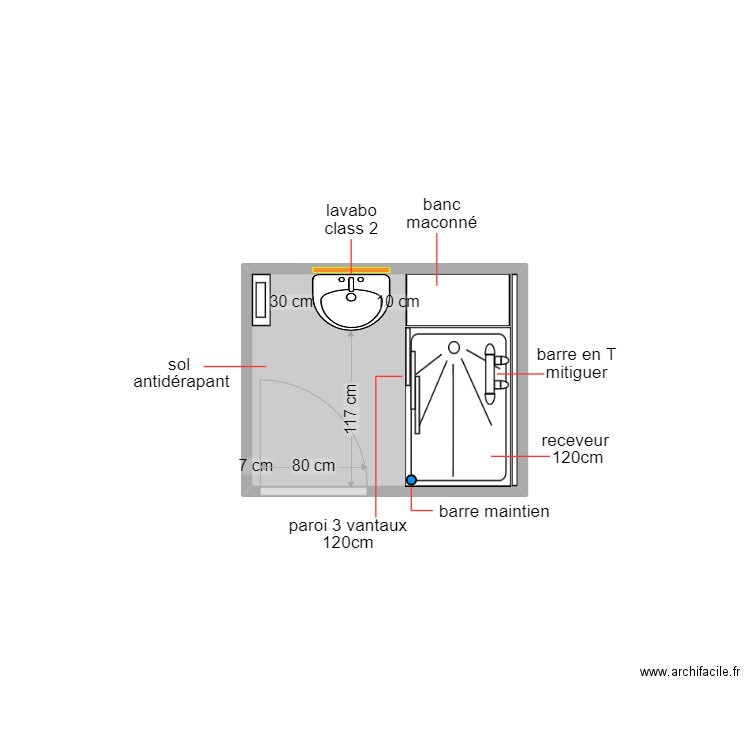 FOURE. Plan de 0 pièce et 0 m2