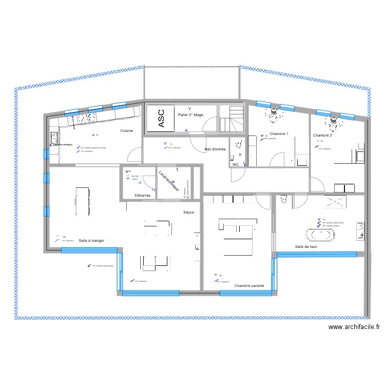 Patronage 7 a. Plan de 0 pièce et 0 m2