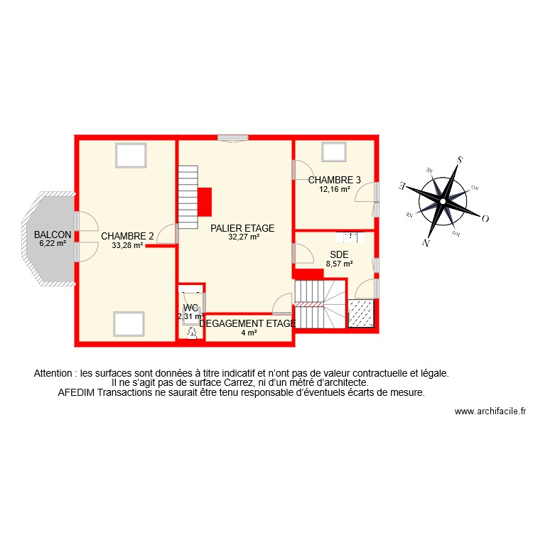 BI 7927 ETAGE. Plan de 0 pièce et 0 m2