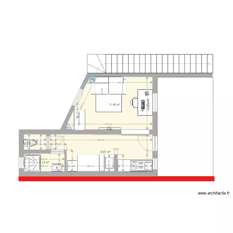 BANDOL avril 18 option 1 entree cuisine et seulement fenetre ds chambre. Plan de BANDOL avril 18 option 1 entree cuisine et seulement fenetre ds chambre. Plan de