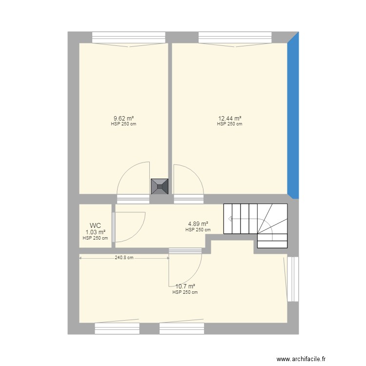 Magnolia étage ss mur. Plan de 0 pièce et 0 m2