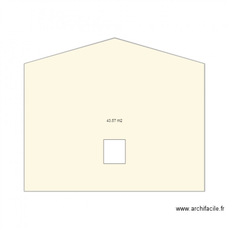 Façade sud. Plan de 0 pièce et 0 m2