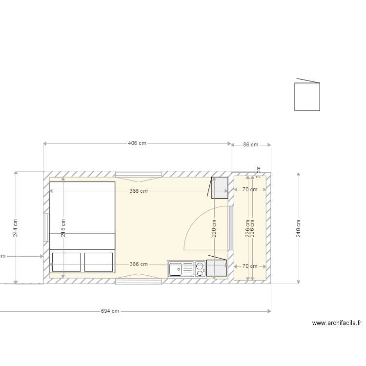 roulotte fournier 23. Plan de 0 pièce et 0 m2