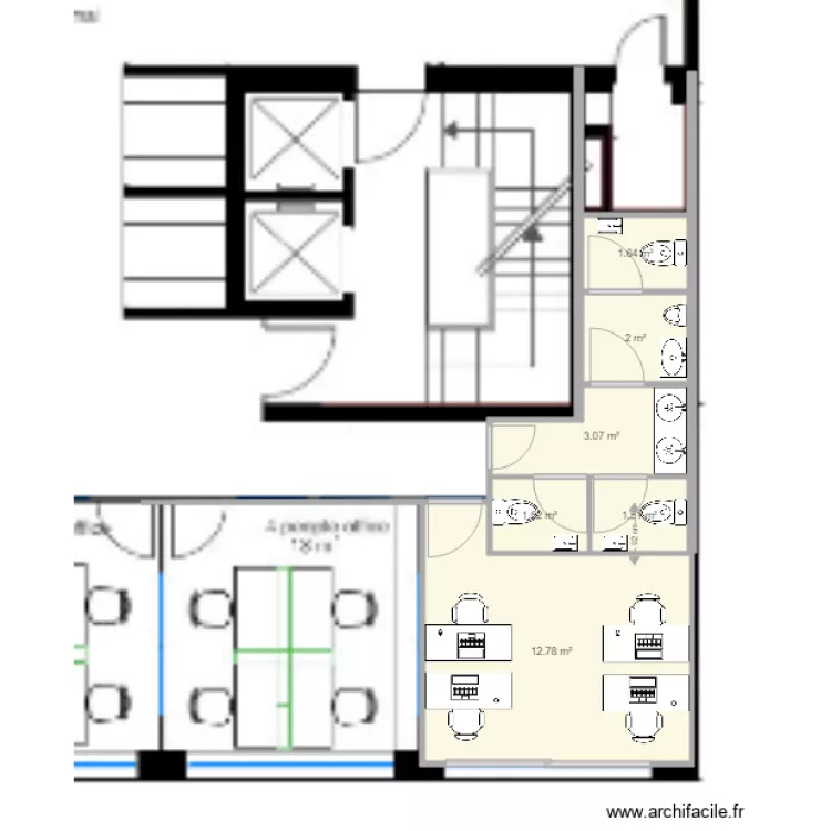 wc mouzinho. Plan de 