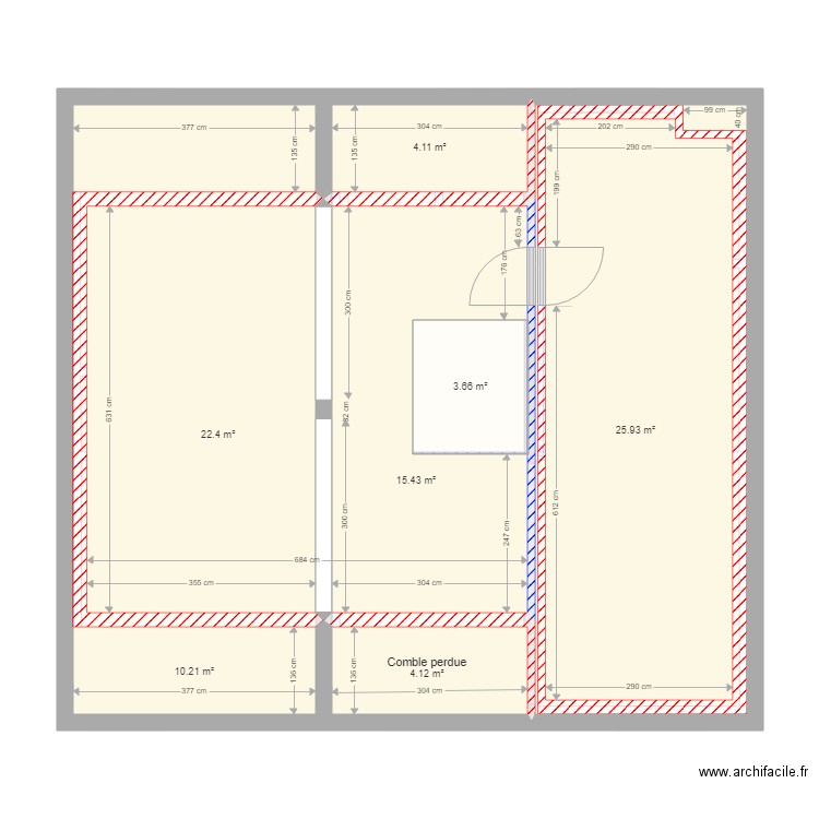 maison Nico apres avec cote. Plan de 0 pièce et 0 m2