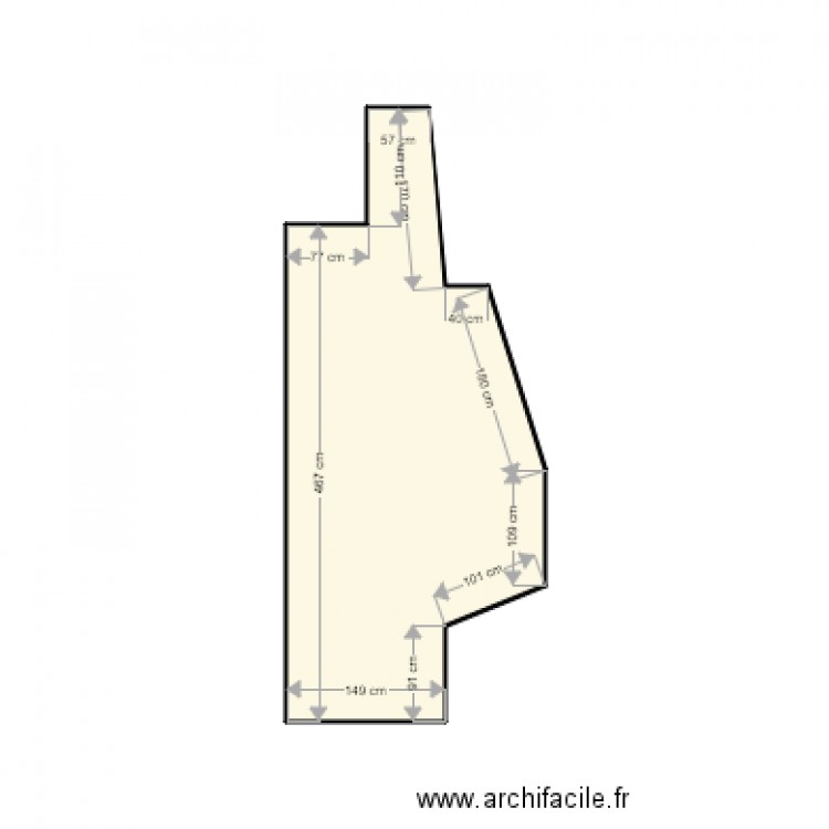 Le gué de Vellurie. Plan de 0 pièce et 0 m2