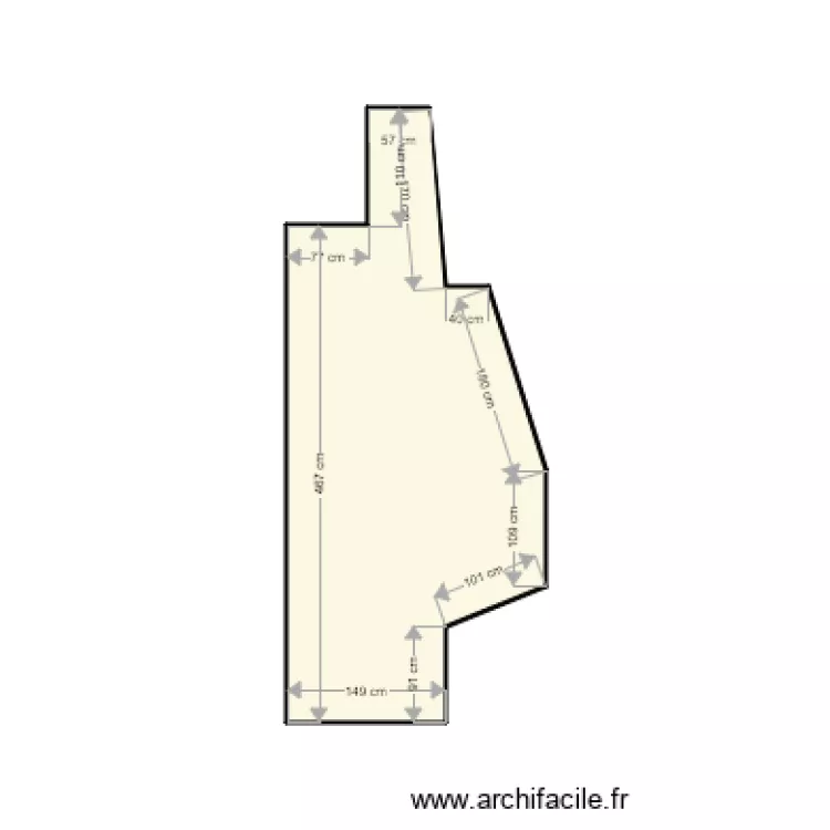 Le gu&eacute; de Vellurie. Plan de 