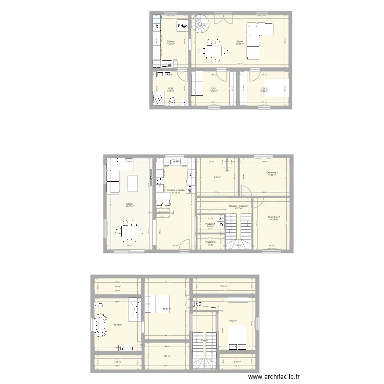 1er étage Maison Ayse KAYA. Plan de 0 pièce et 0 m2