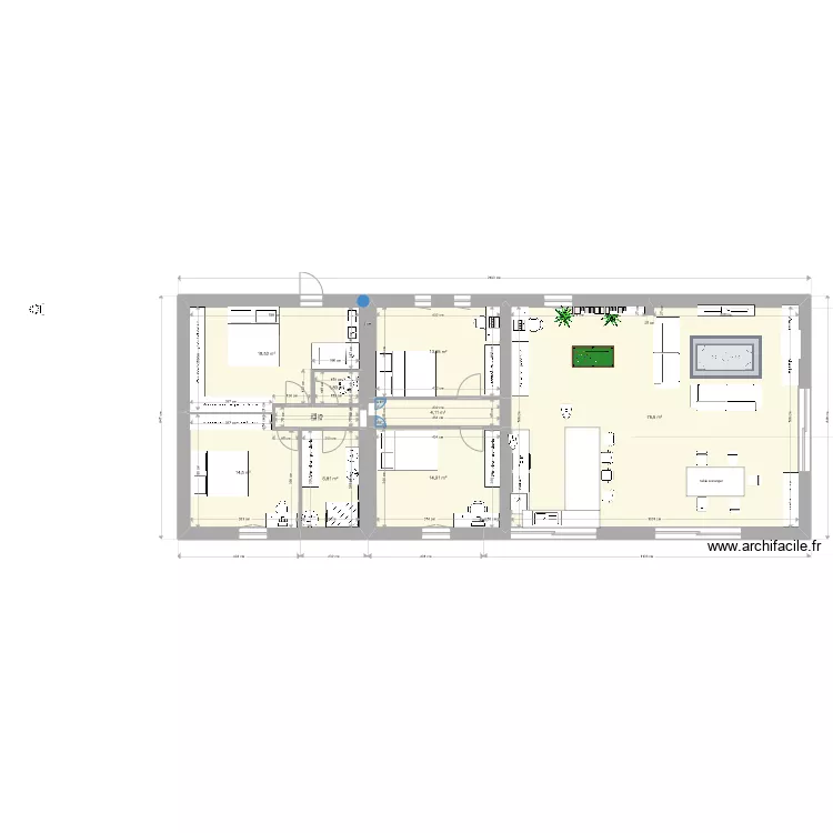 loft modifi&eacute; 2. Plan de 
