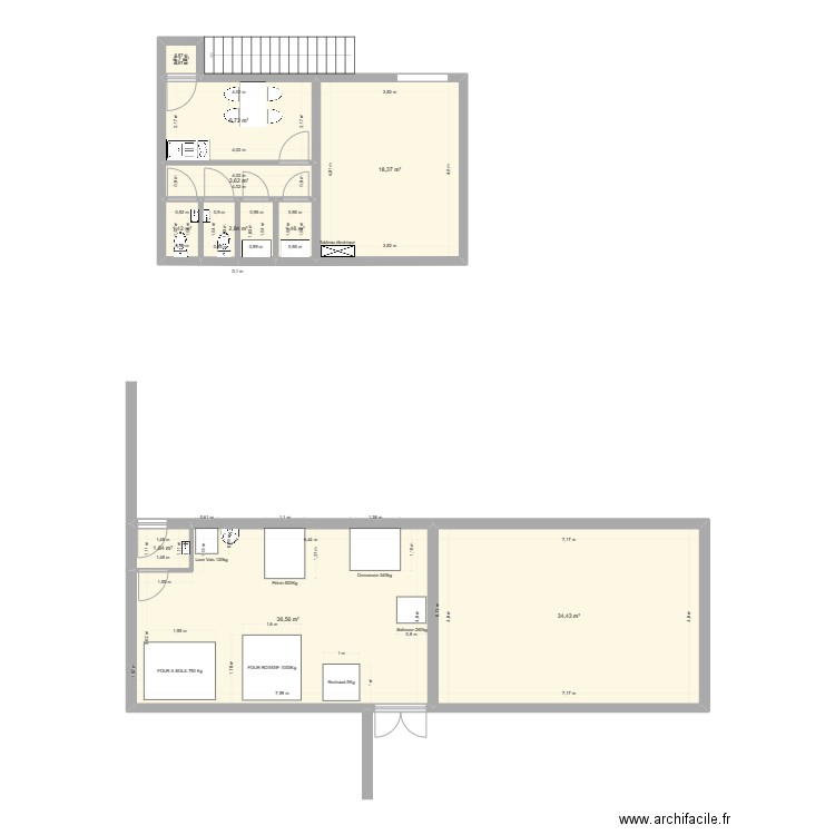 TBS 5 def. Plan de 10 pièces et 110 m2