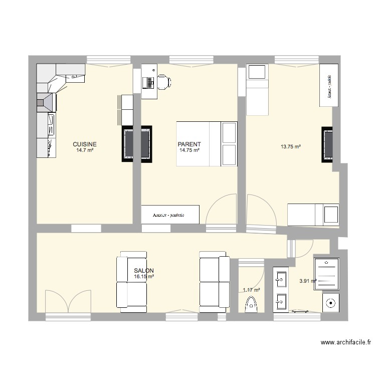p10 V2. Plan de 0 pièce et 0 m2