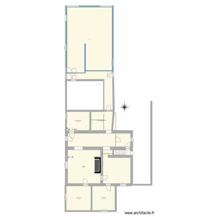 Maison b&acirc;timent. Plan de 