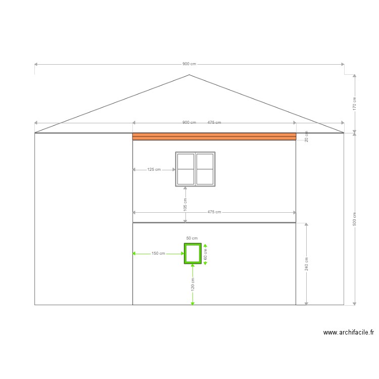 Maison. Plan de 0 pièce et 0 m2