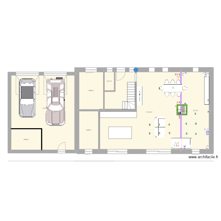maison 2023-élec. Plan de 0 pièce et 0 m2