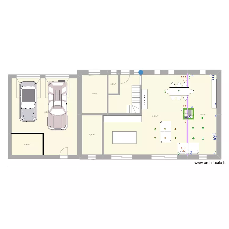 maison 2023-&eacute;lec. Plan de 