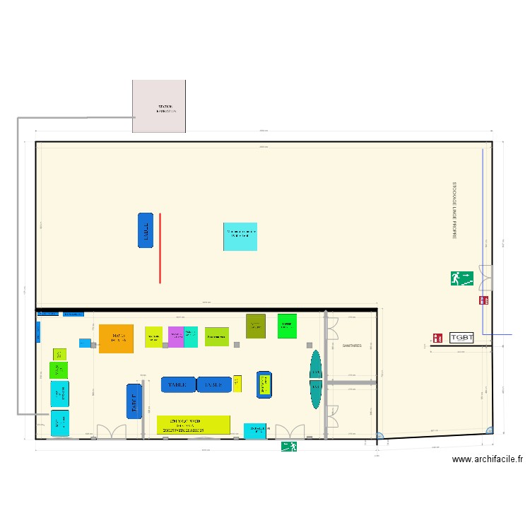 BUANDERIE RIABA 2. Plan de 0 pièce et 0 m2