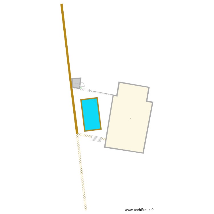 piscine 1. Plan de 0 pièce et 0 m2