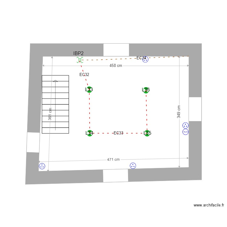 tour. Plan de 0 pièce et 0 m2