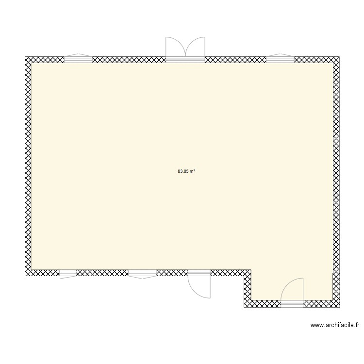 Essai plan maison. Plan de 0 pièce et 0 m2