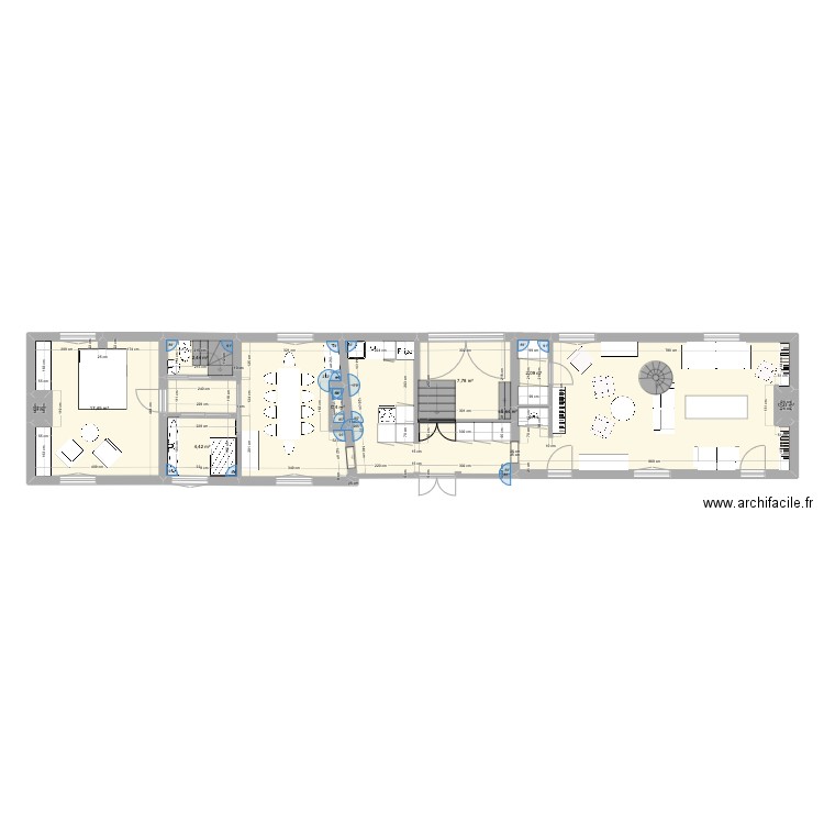 manneville. Plan de 0 pièce et 0 m2