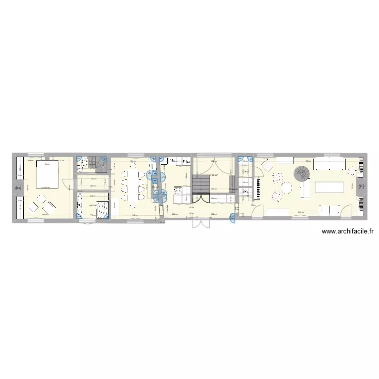 manneville. Plan de 