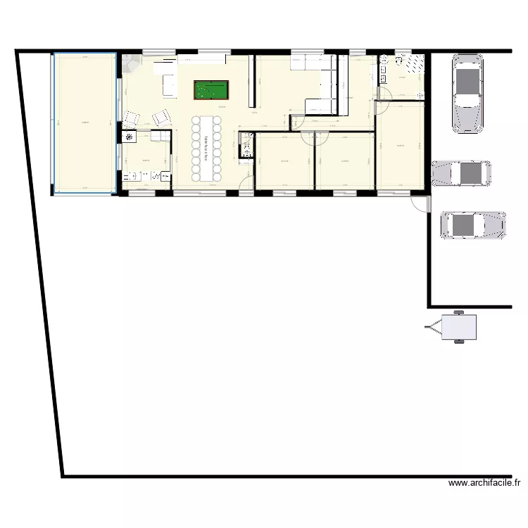 maison2 vide. Plan de 