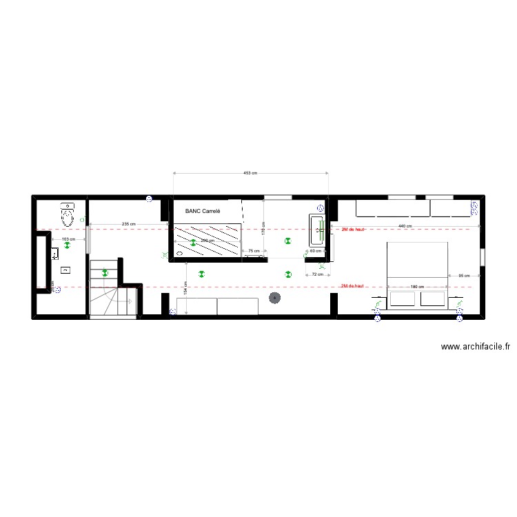 electricitédef. Plan de 1 pièce et 5 m2