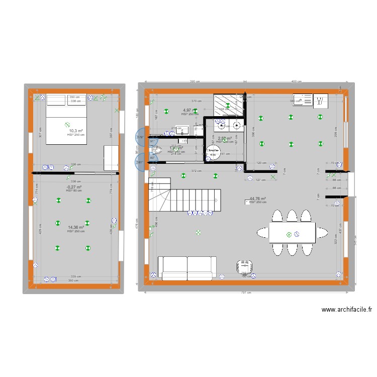 plan du 23/10/22(1). Plan de 7 pièces et 106 m2