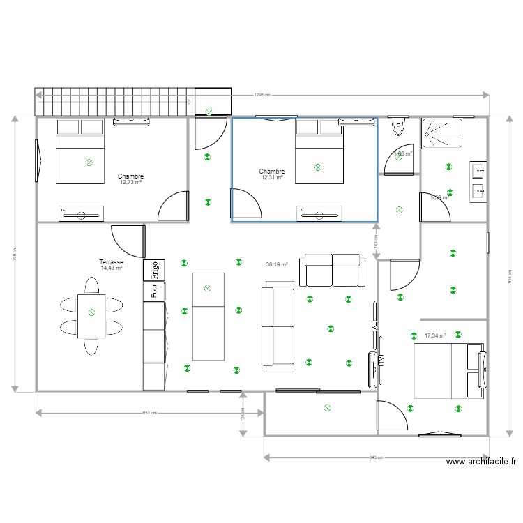 bupto hamady. Plan de 0 pièce et 0 m2