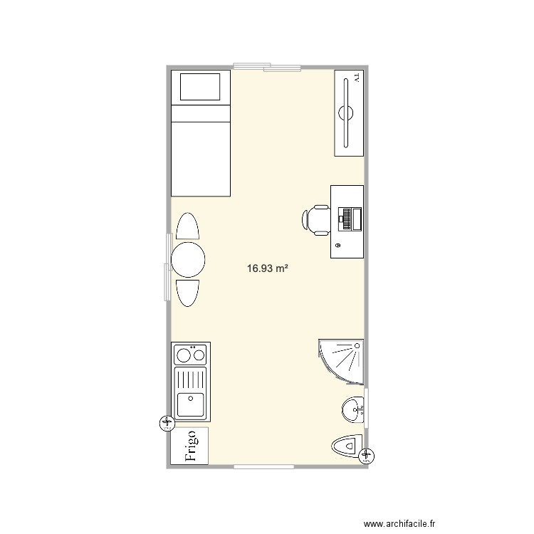 Maison minimaliste . Plan de 0 pièce et 0 m2