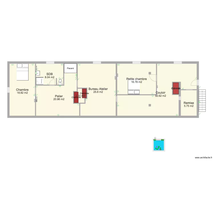 Presbytere Grenier. Plan de Presbytere Grenier. Plan de