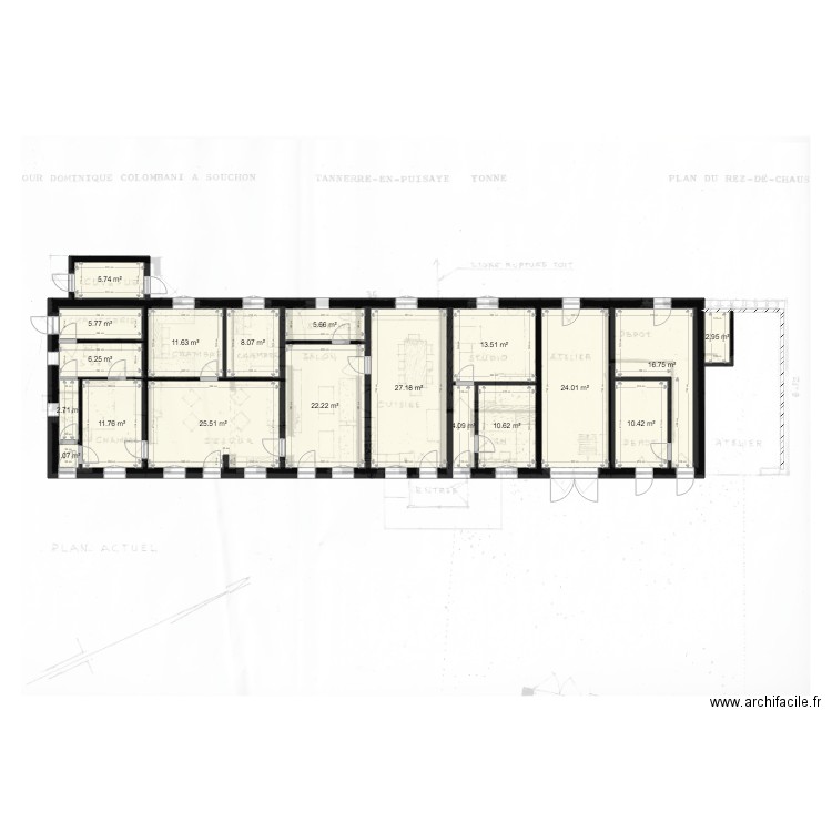 BAS ORIGINE. Plan de 0 pièce et 0 m2