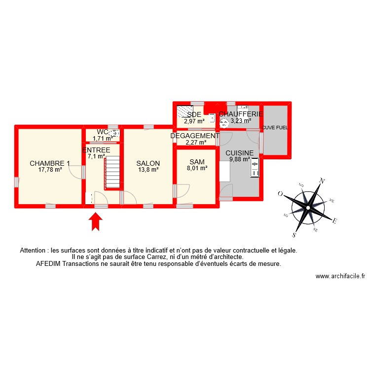 BI 11996 RDC . Plan de 0 pièce et 0 m2