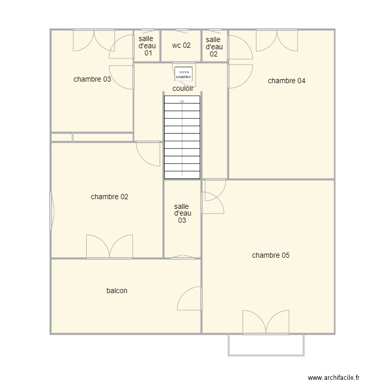 touchard 2021 etage am. Plan de 12 pièces et 97 m2