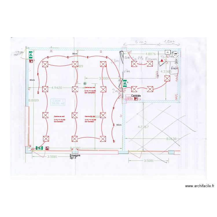 plan Elec. Plan de 0 pièce et 0 m2