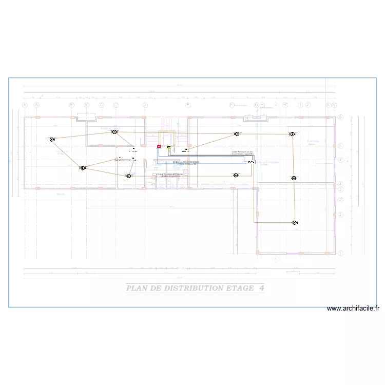 SSI Etage 4 H&ocirc;tel kribi. Plan de 0 pièce et 0 m2
