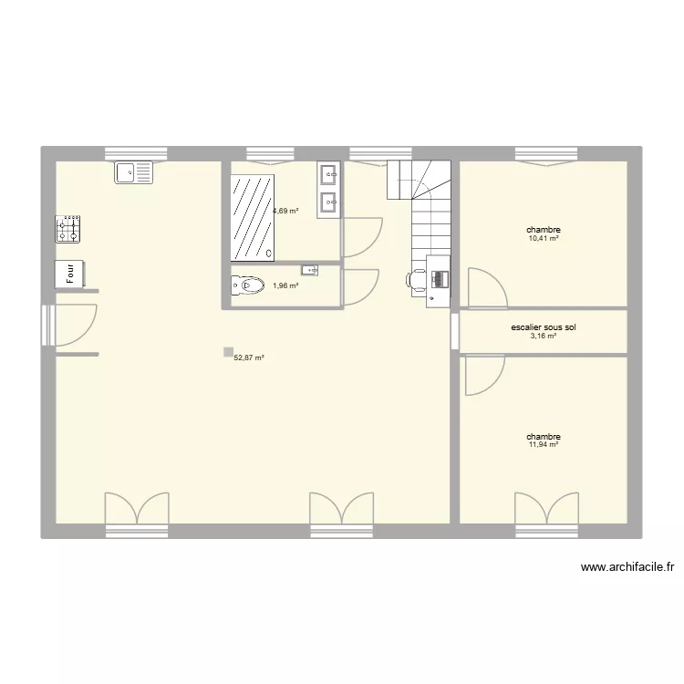 plan envisagé v3. Plan de 6 et 85 m² plan envisagé v3. Plan de 6 et 85 m²