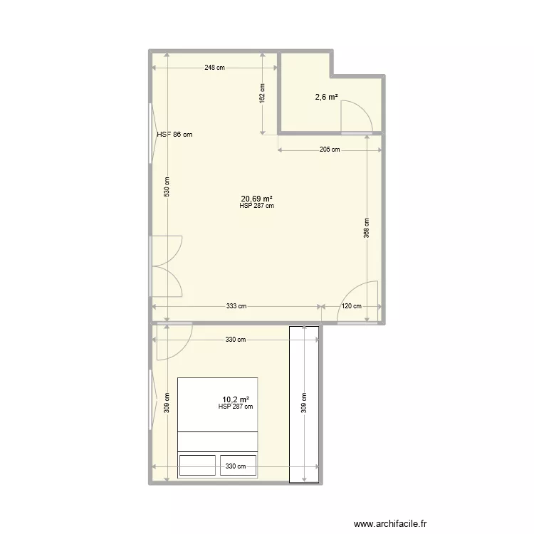 max 3 apr&egrave;s travaux cuisine. Plan de 