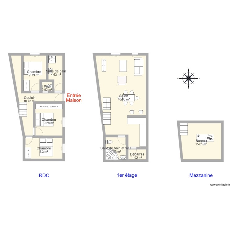 CHENEAU 230. Plan de 0 pièce et 0 m2