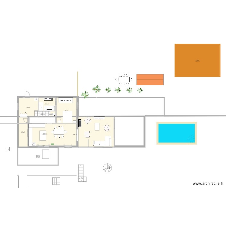 plan callian modifié. Plan de 0 pièce et 0 m2