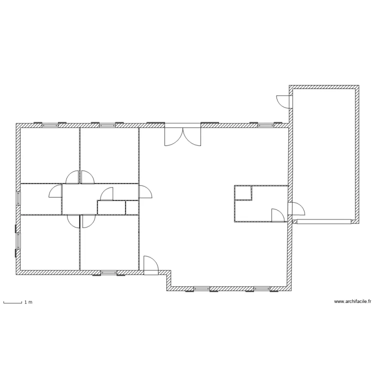 108 m2   garage. Plan de 