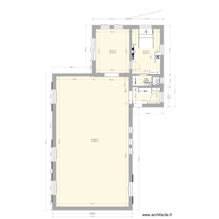 maison extension vide vierge ss meuble av toit NEW. Plan de 0 pièce et 0 m2