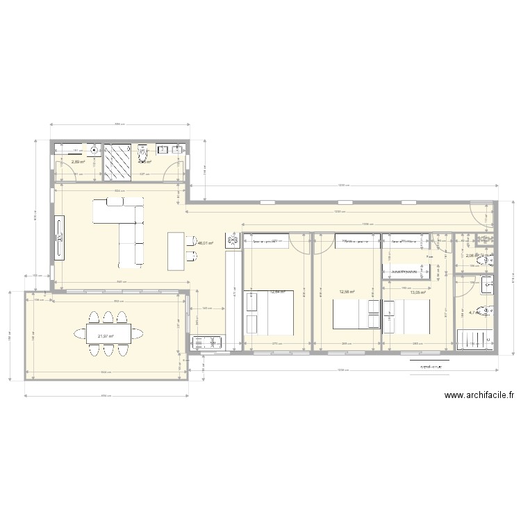 F3D. Plan de 0 pièce et 0 m2