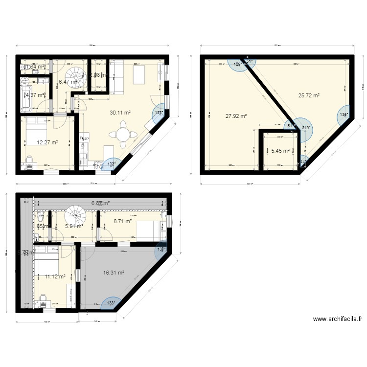 STUDIO final 2. Plan de 0 pièce et 0 m2