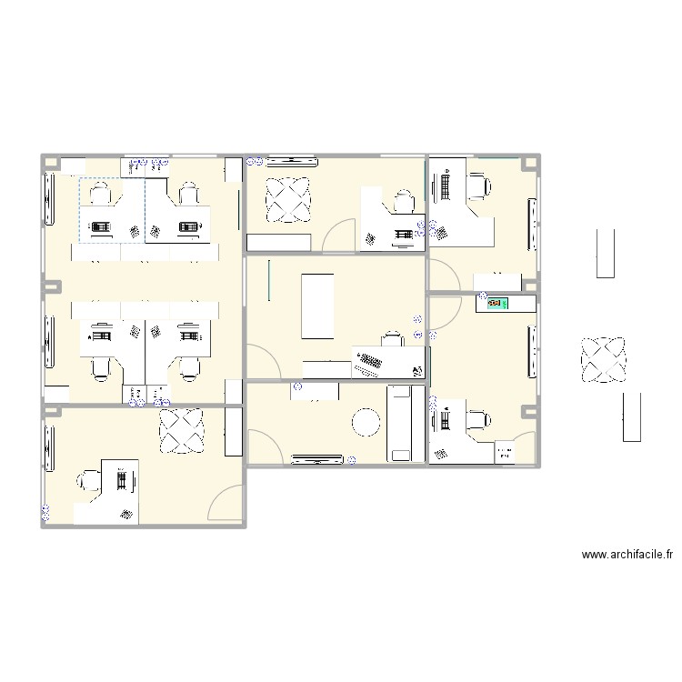 bureau vcl 5. Plan de 0 pièce et 0 m2